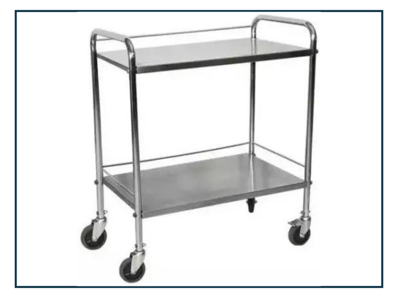 Stainless Steel Instrument Trolley (50 x 50 x 90) [Refurbished]