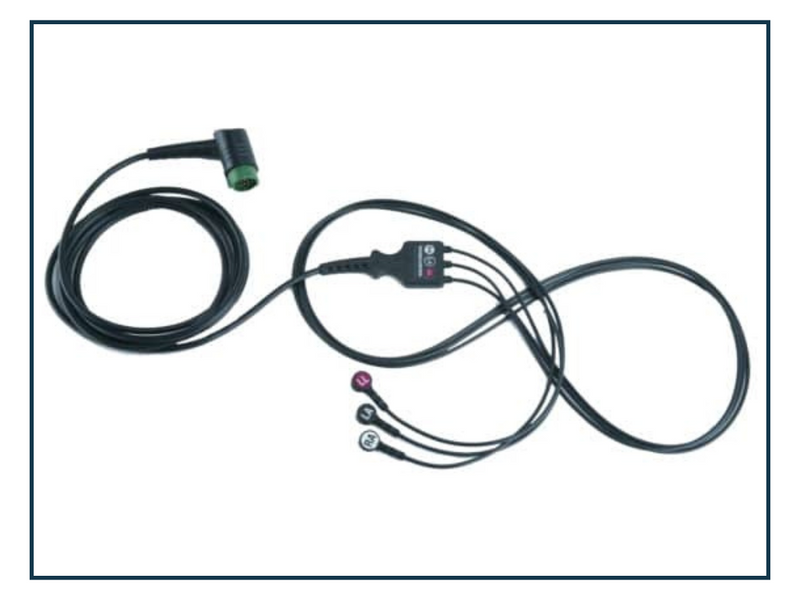 Medtronic Physio-Control 3-Lead ECG Cable [Refurbished]