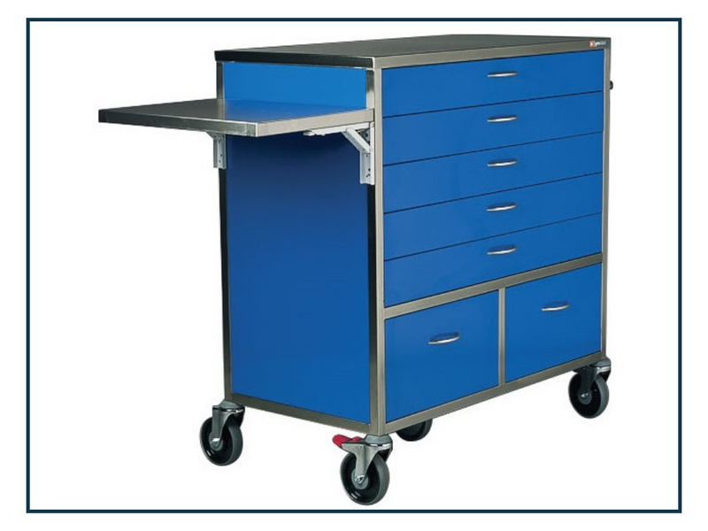 IV Set-Up Trolley Cart (90 x 49 x 121) [Refurbished]