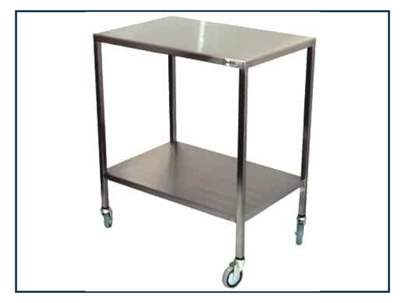 Stainless Steel Instrument Trolley (75 x 50 x 80) [Refurbished]