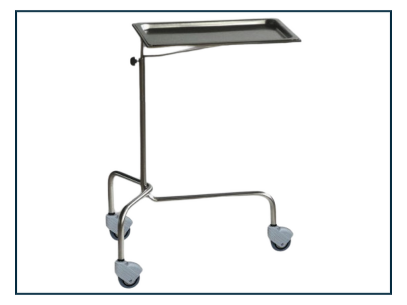 Mayo Stainless Steel Instrument Stand (40 x 55 x 80) [Refurbished]