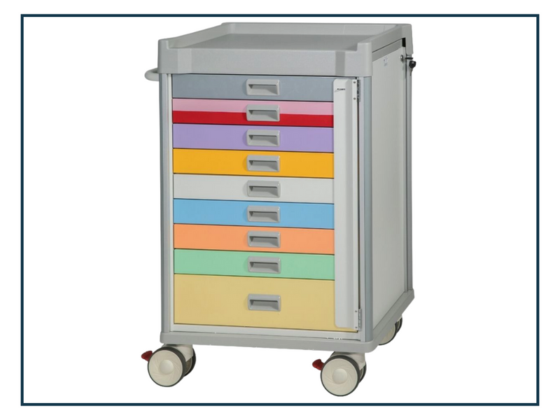 Paediatrics Cart (68 x 51 x 109) [Refurbished]