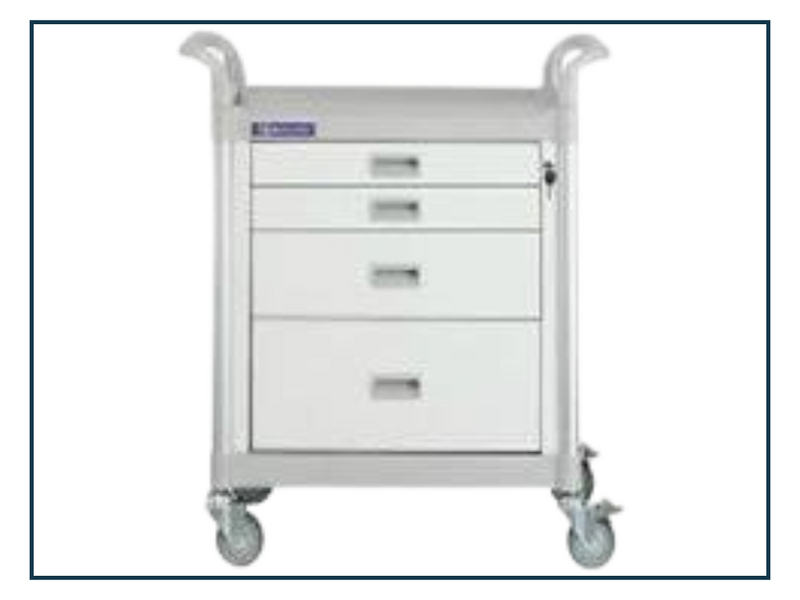 Medical Cart (76 x 49 x 114) [Refurbished]