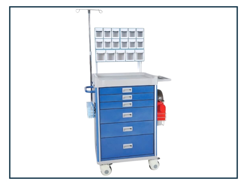 Anesthesia Cart (68 x 51 x 164) [Refurbished]